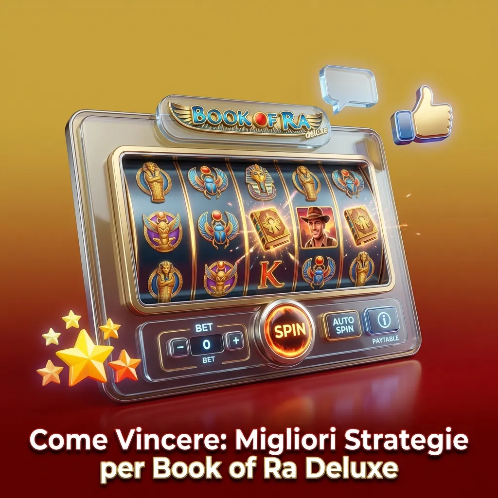 Book of Ra Deluxe slot strategy guide showing free spins, bankroll management, and gamble feature tips