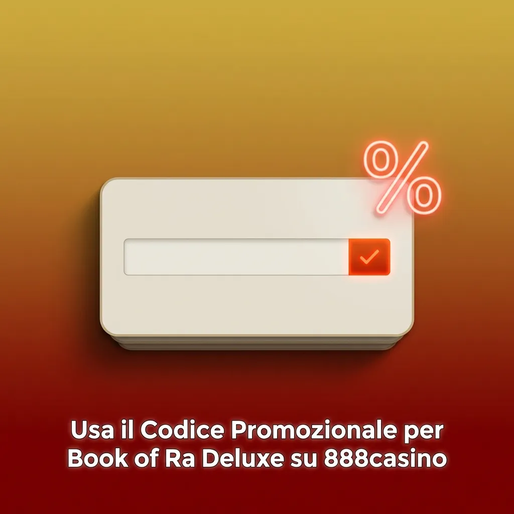 Book of Ra Deluxe promotional code entry field on 888casino for bonus spins and rewards