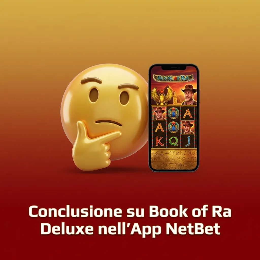 Book of Ra Deluxe slot game on NetBet mobile app showing secure Italian gaming platform with bonus features