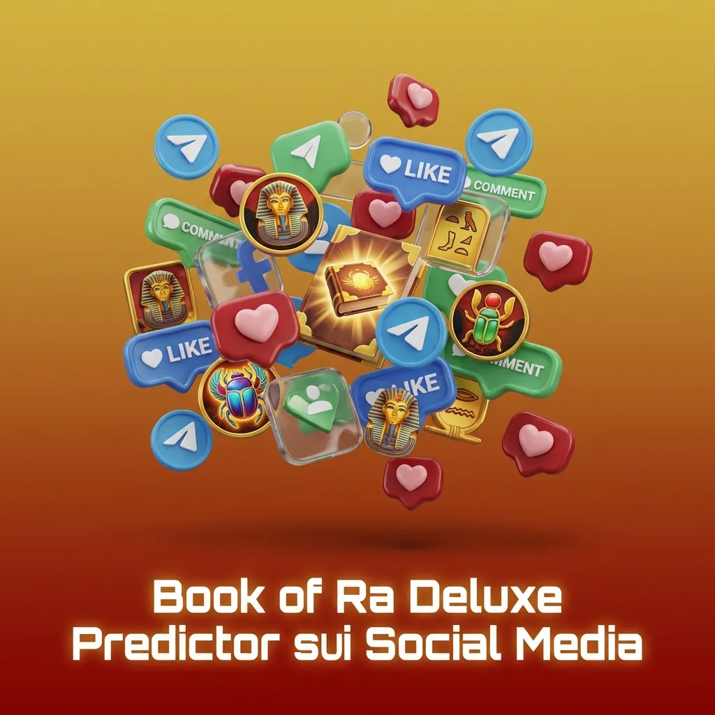 Warning image showing fake Book of Ra predictor scams on social media platforms like Telegram and Facebook