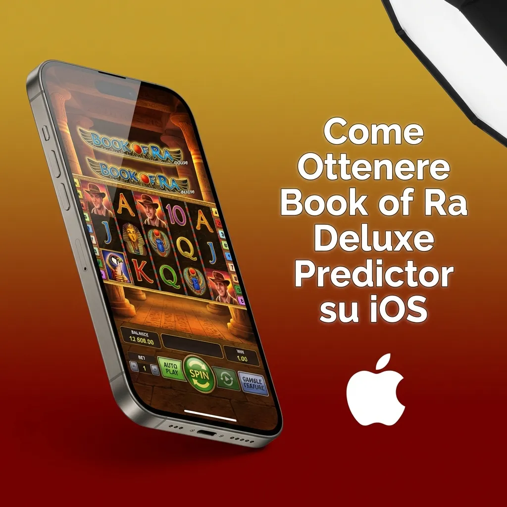 Screenshot showing iOS installation steps for Book of Ra Deluxe Predictor app with enterprise profile settings