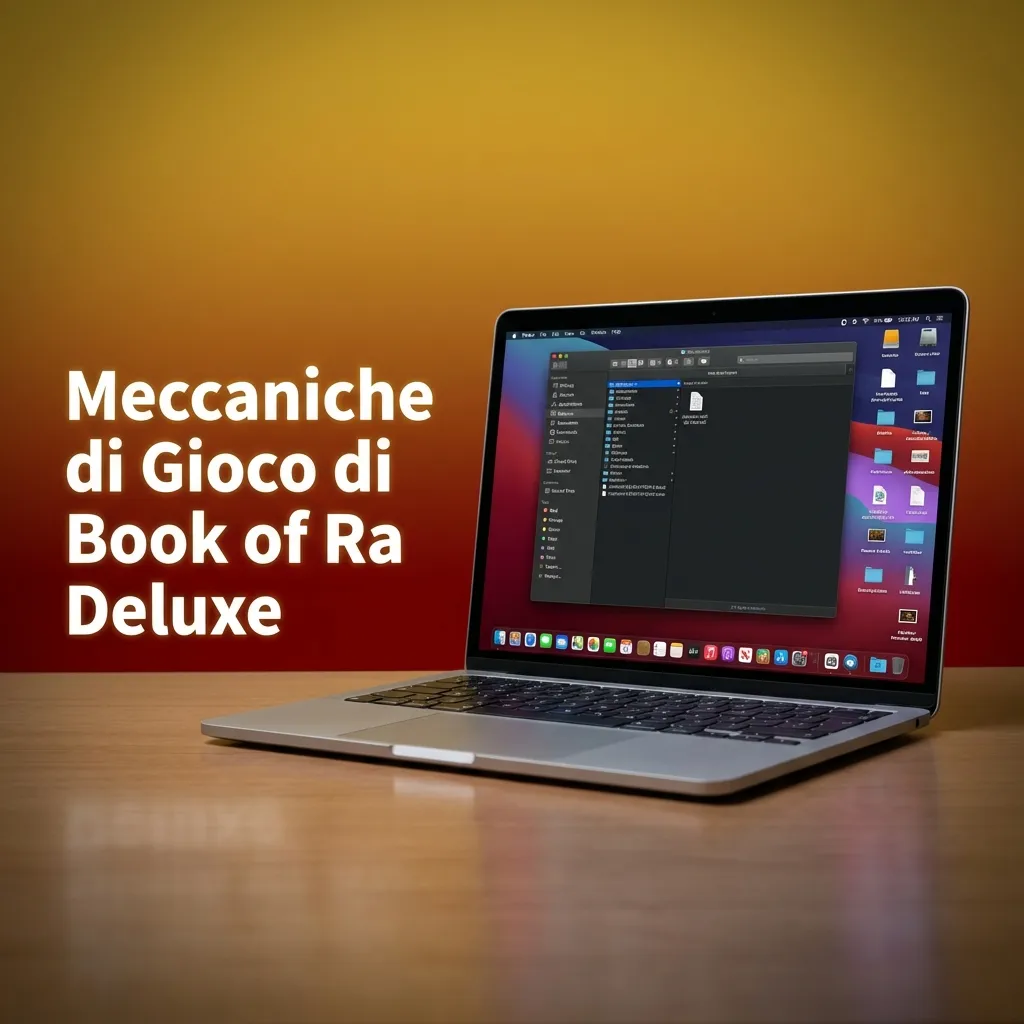 Slot machine Book of Ra Deluxe con 5 rulli, simboli egizi tra cui libro dorato, archeologo e sfinge su sfondo tematico