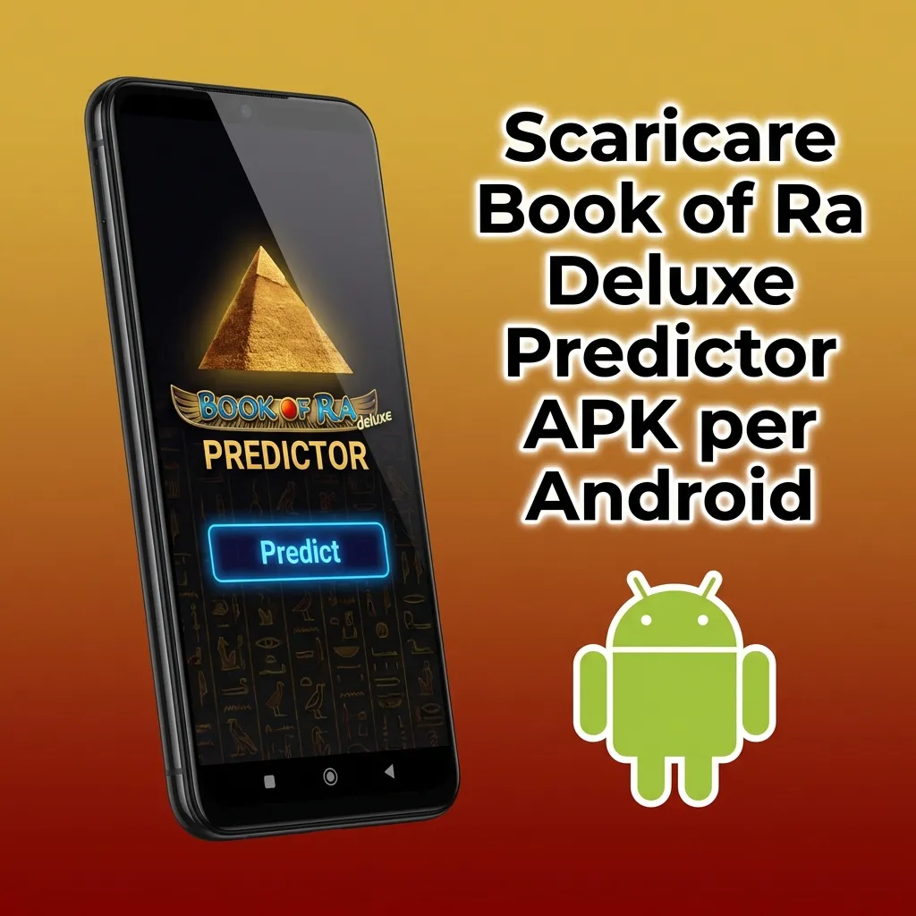 Android phone displaying Book of Ra Deluxe Predictor APK installation steps and security warning screens