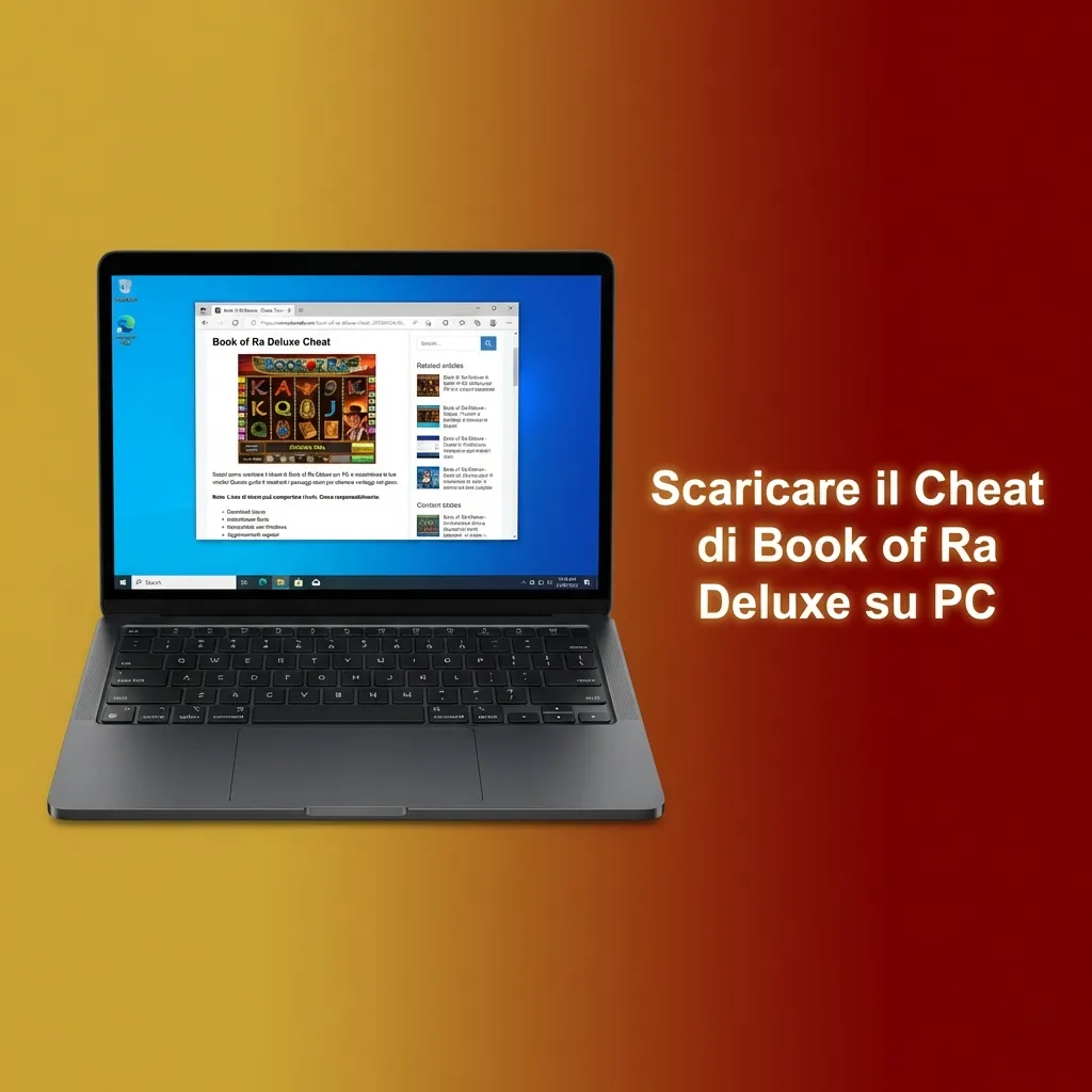 Screenshot of Book of Ra Deluxe cheat software installation steps on PC with security recommendations and setup guide